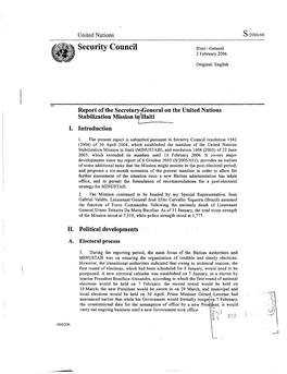 Security Council Distr.: General 2 February 2006