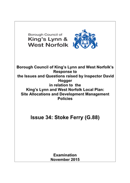 Issue 34: Stoke Ferry (G.88)