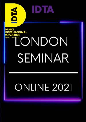 March 2021 London Seminar Online 2021