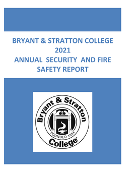 Bryant & Stratton College 2020 Annual Fire and Security Report