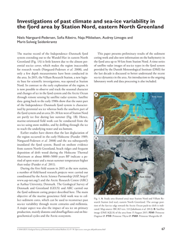 Geological Survey of Denmark and Greenland Bulletin 35, 2016, 67-70