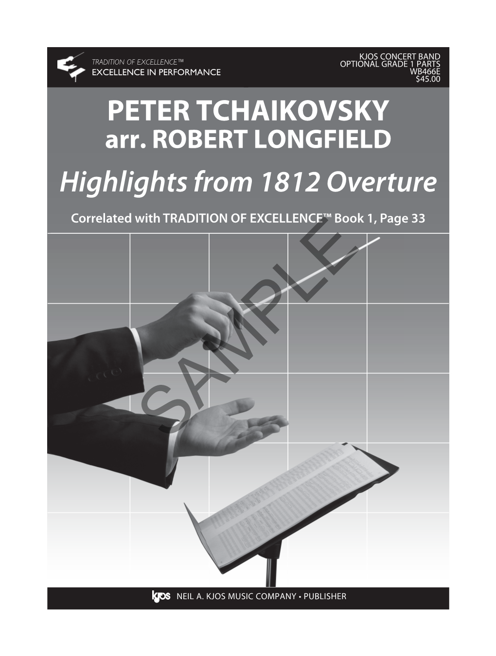 PETER TCHAIKOVSKY Highlights from 1812 Overture
