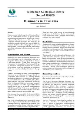 Diamonds in Tasmania