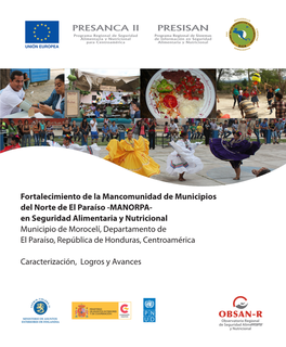 MANORPA- En Seguridad Alimentaria Y Nutricional Municipio De Morocelí, Departamento De El Paraíso, República De Honduras, Centroamérica