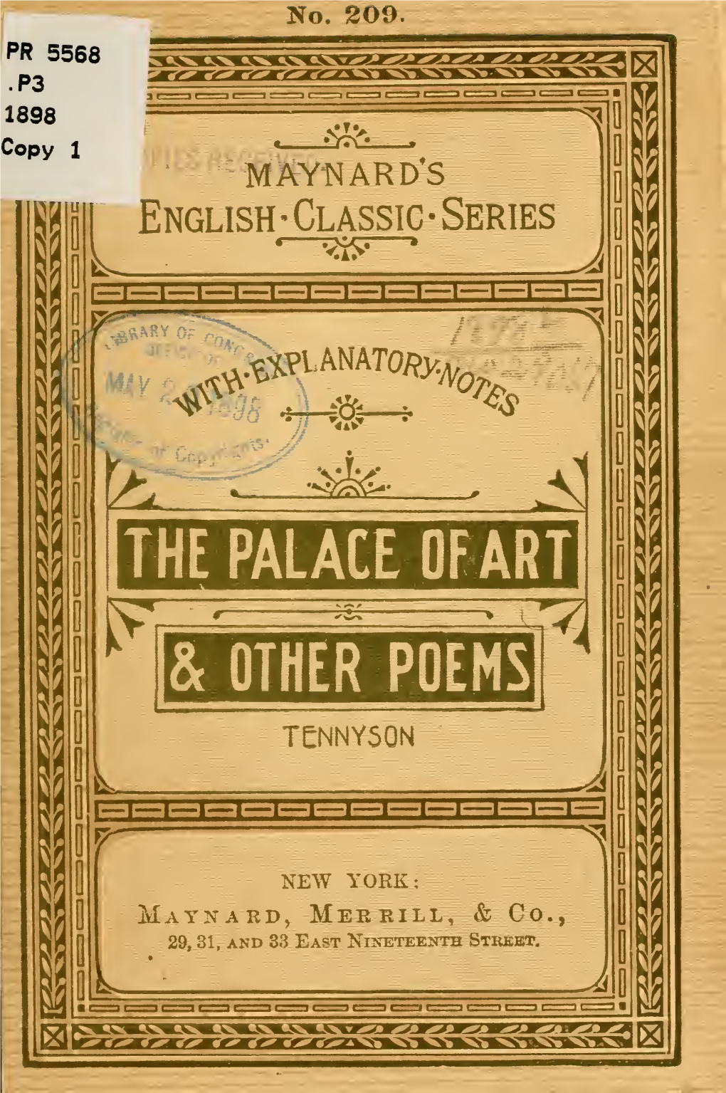 The Palace of Art, and Other Poems