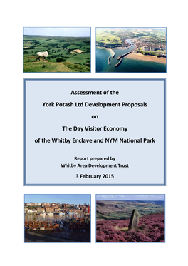 Assessment of the York Potash Ltd Development Proposals on the Day Visitor Economy of the Whitby Enclave and NYM National Park