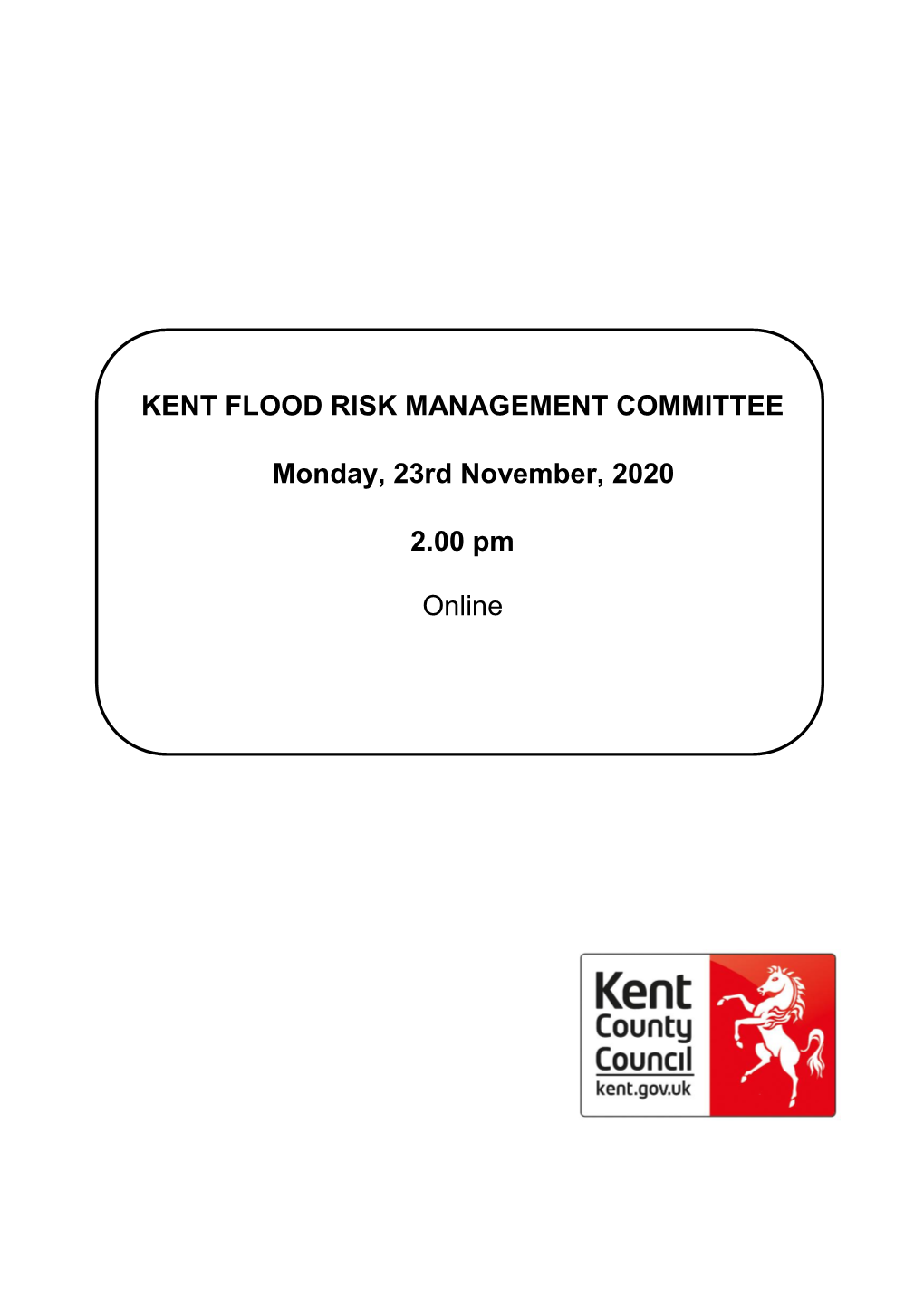 (Public Pack)Agenda Document for Kent Flood Risk Management