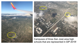Campuses of Three San José Area High Schools That Are Represented in SIP 2019!