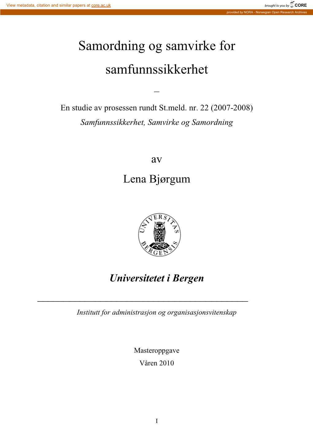 Masteroppgave Lena Bjørgum