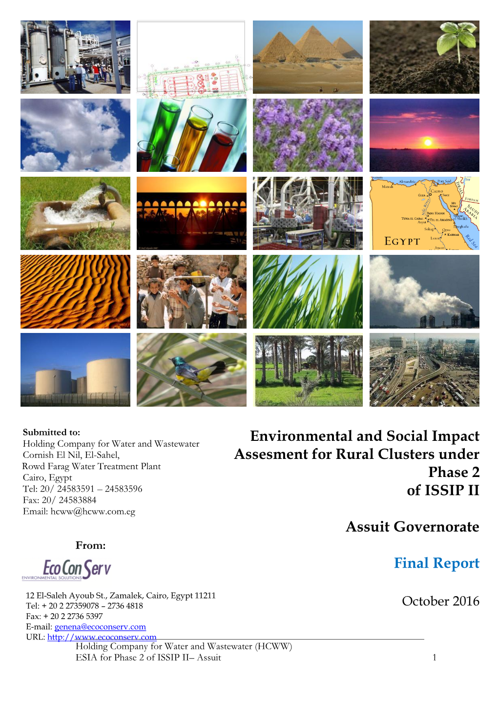 Environmental and Social Impact Assesment for Rural Clusters Under Phase 2 of ISSIP II