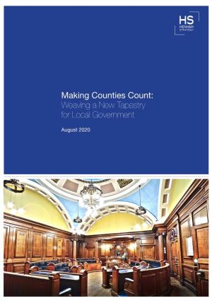 Making Counties Count: Weaving a New Tapestry for Local Government
