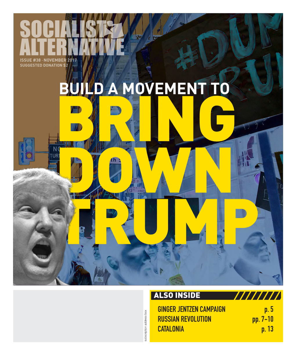 Build a Movement to Bring Down Trump