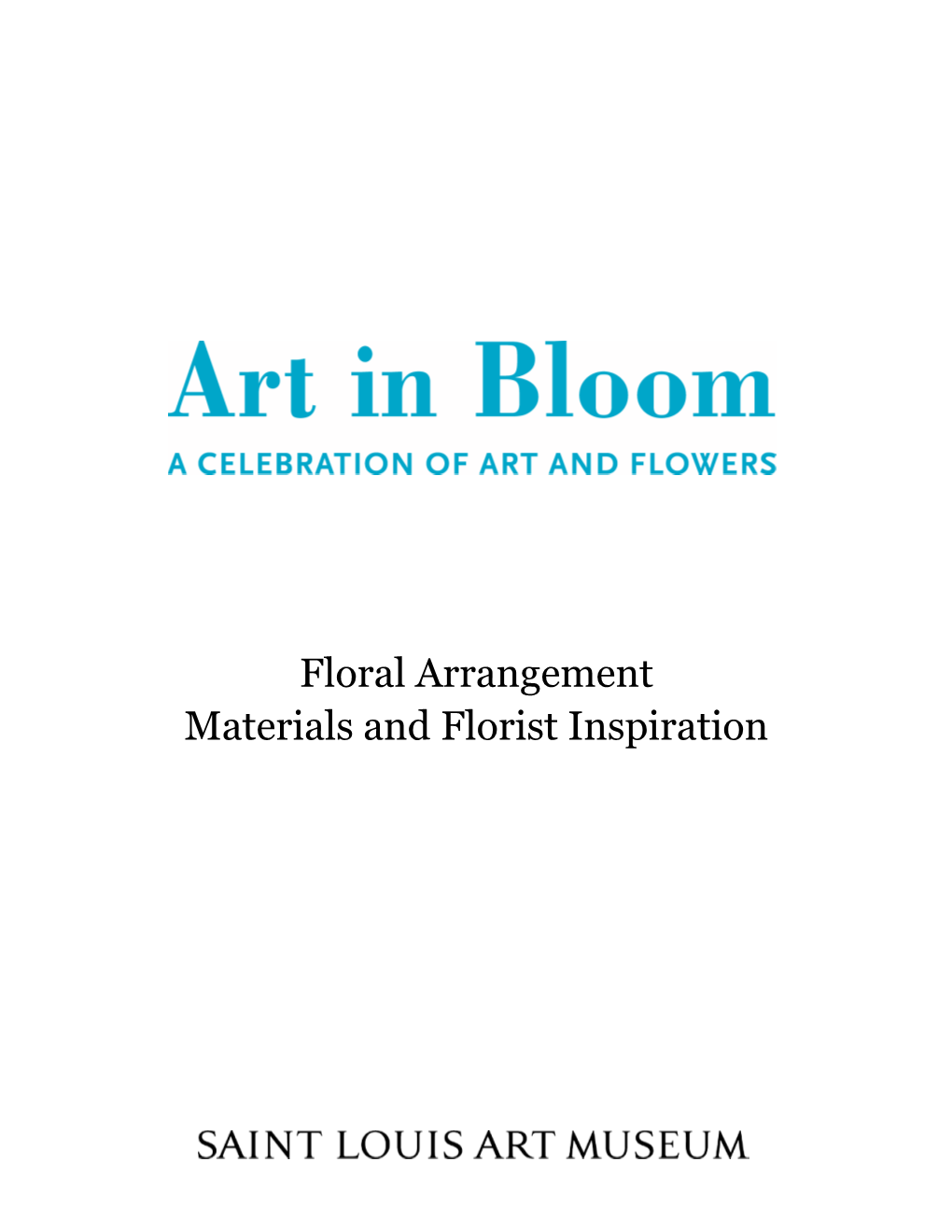 Art in Bloom 2019