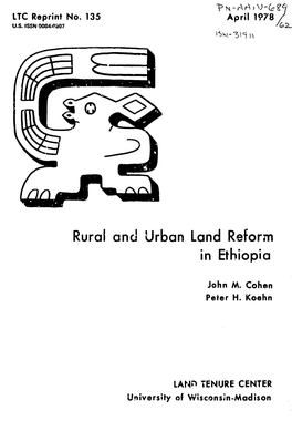 Rural and Urban Land Reform in Ethiopia