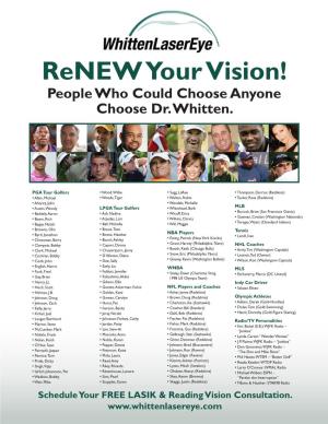 Whitten Laser Eye Renew Your Vision!