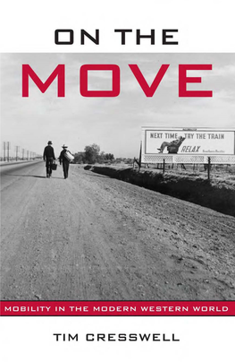 Tim Cresswell on the Move Mobility in the Modern Western World 2006.Pdf