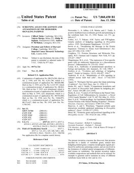 (12) United States Patent (10) Patent No.: US 7,060,450 B1 Tabin Et Al