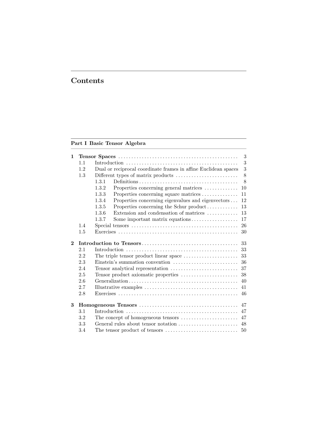 Download a Complete Table of Contents