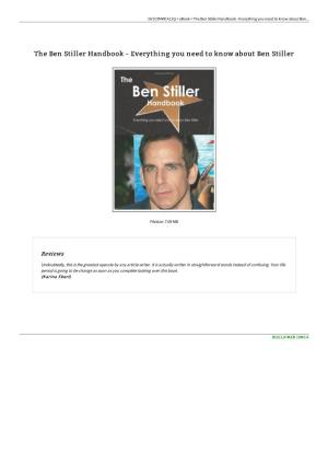 Download Book the Ben Stiller Handbook