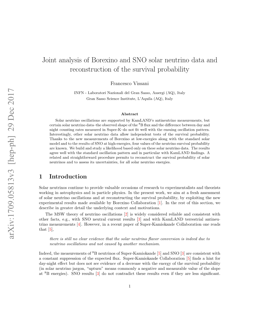 Joint Analysis of Borexino and SNO Solar Neutrino Data and Reconstruction of the Survival Probability
