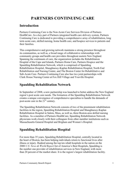 Spaulding Rehabilitation Hospital Network