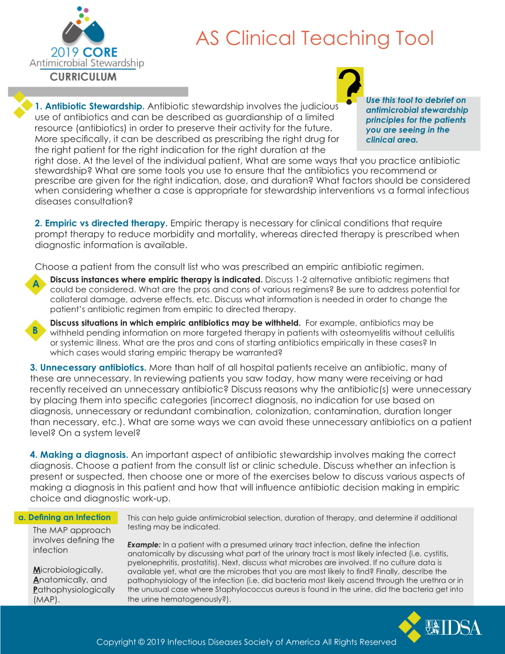 AS Clinical Teaching Tool