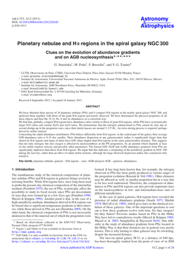 Planetary Nebulae and H II Regions in the Spiral Galaxy NGC 300