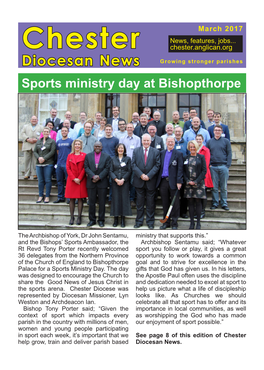 Chester Chester.Anglican.Org Diocesan News Growing Stronger Parishes Sports Ministry Day at Bishopthorpe