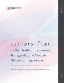 WPATH Standards of Care, Version