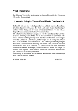 Biographie Von Alexander Schapiro Und