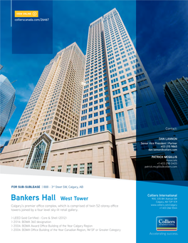 Bankers Hall West Tower