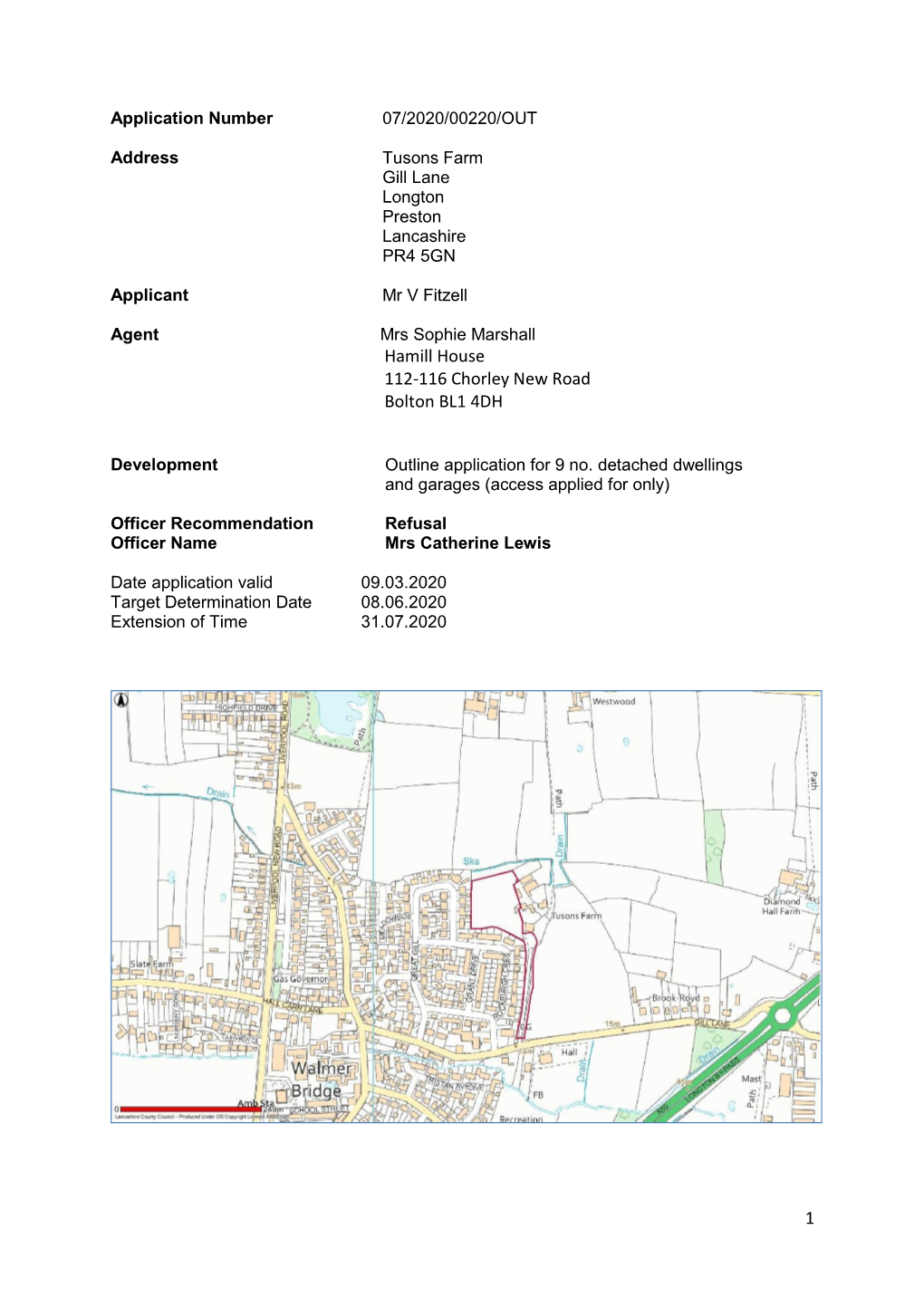 Tusons Farm, Gill Lane, Longton PDF 650 KB