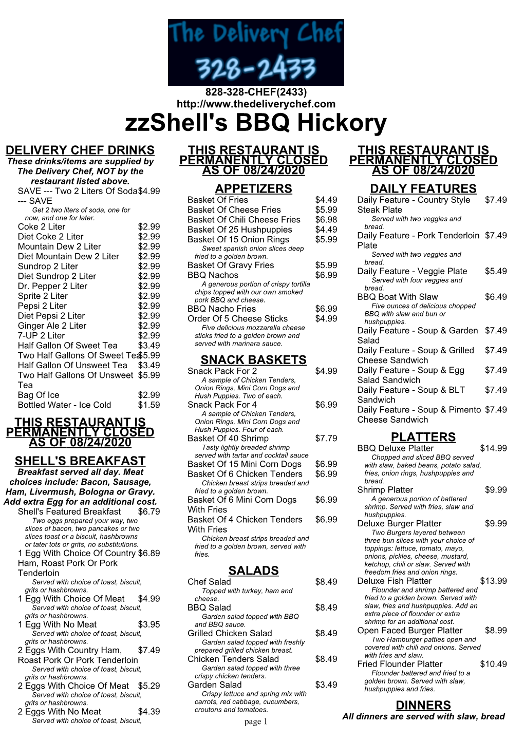 Zzshell's BBQ Hickory