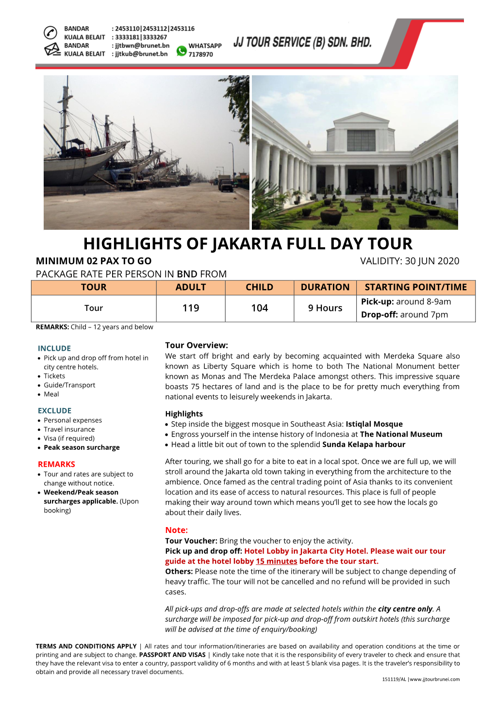 Highlights of Jakarta Full Day Tour