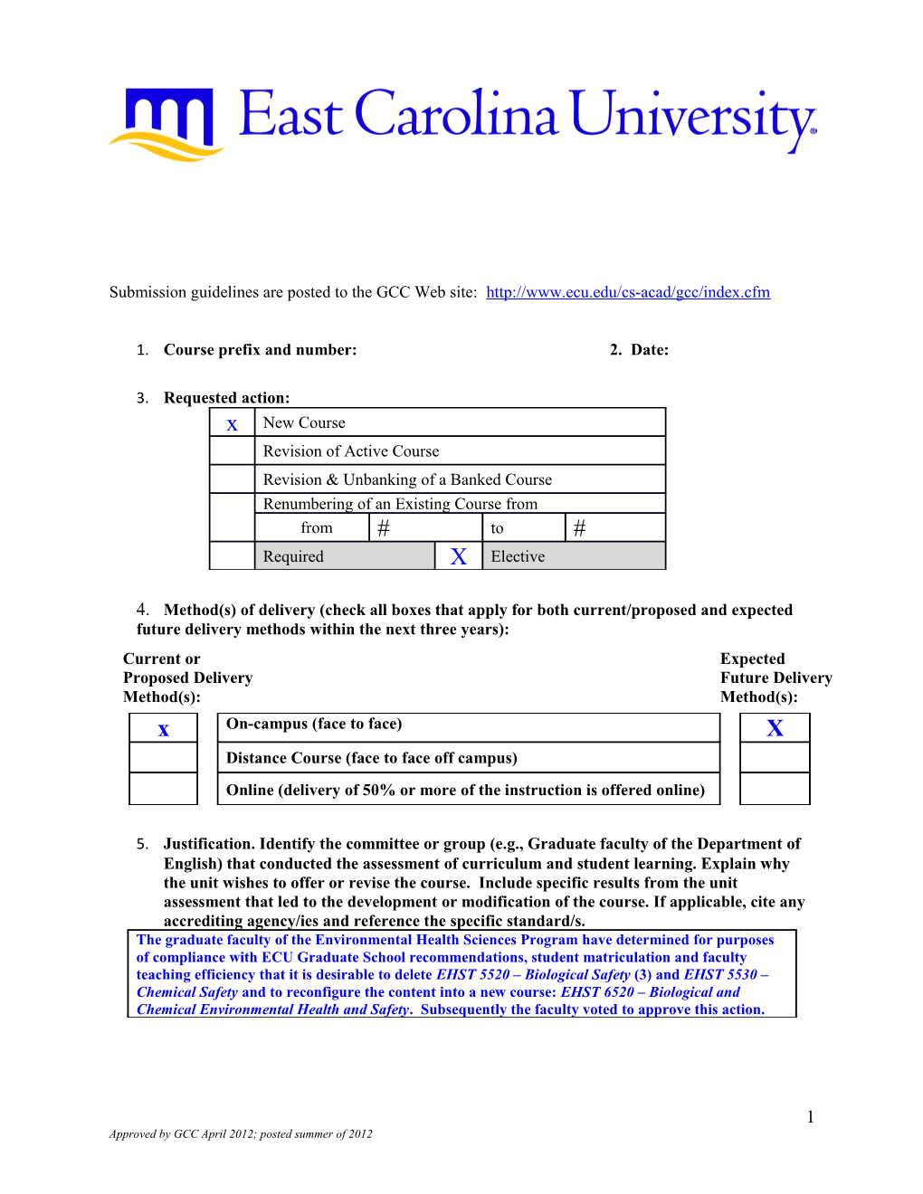 Submission Guidelines Are Posted to the GCC Web Site s6