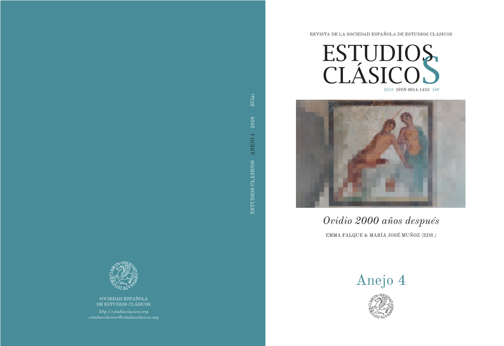 Estudios Clásicos Anejo 4