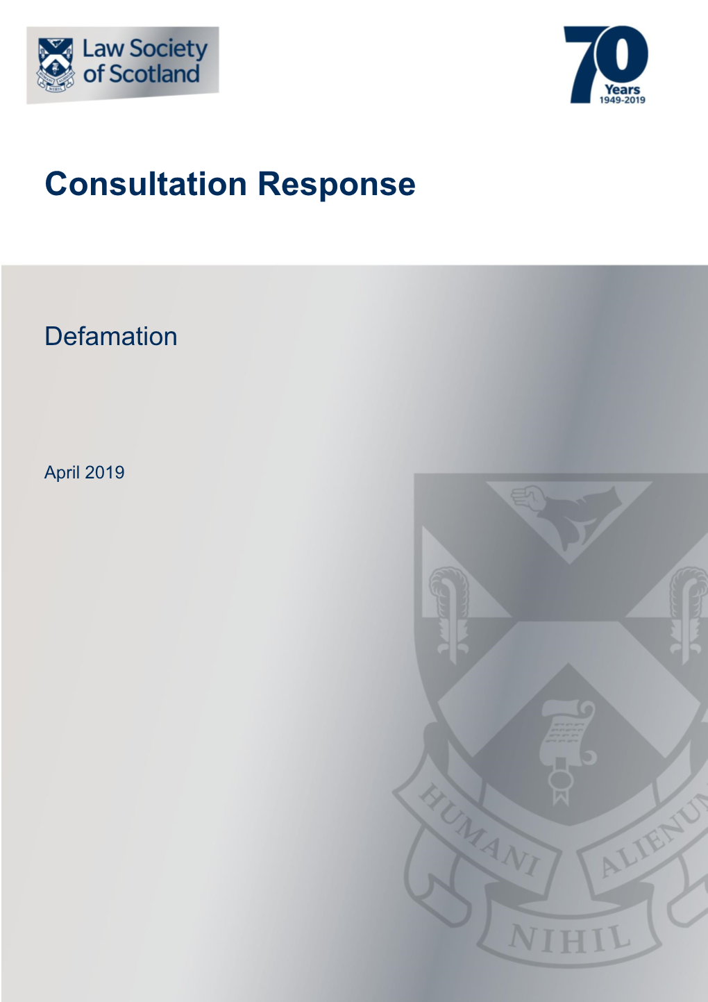 Consultation Response