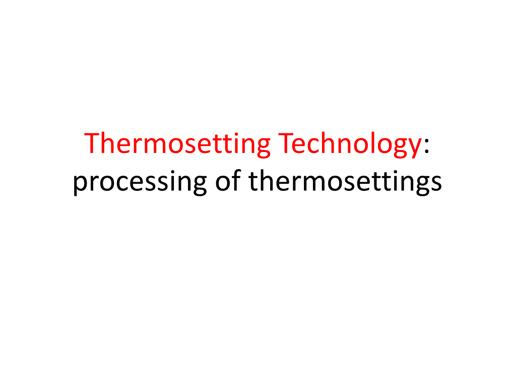 In Thermoset Injection Molding, Cold Material Is Injected Into an Extremely Hot Mold to Create a Part