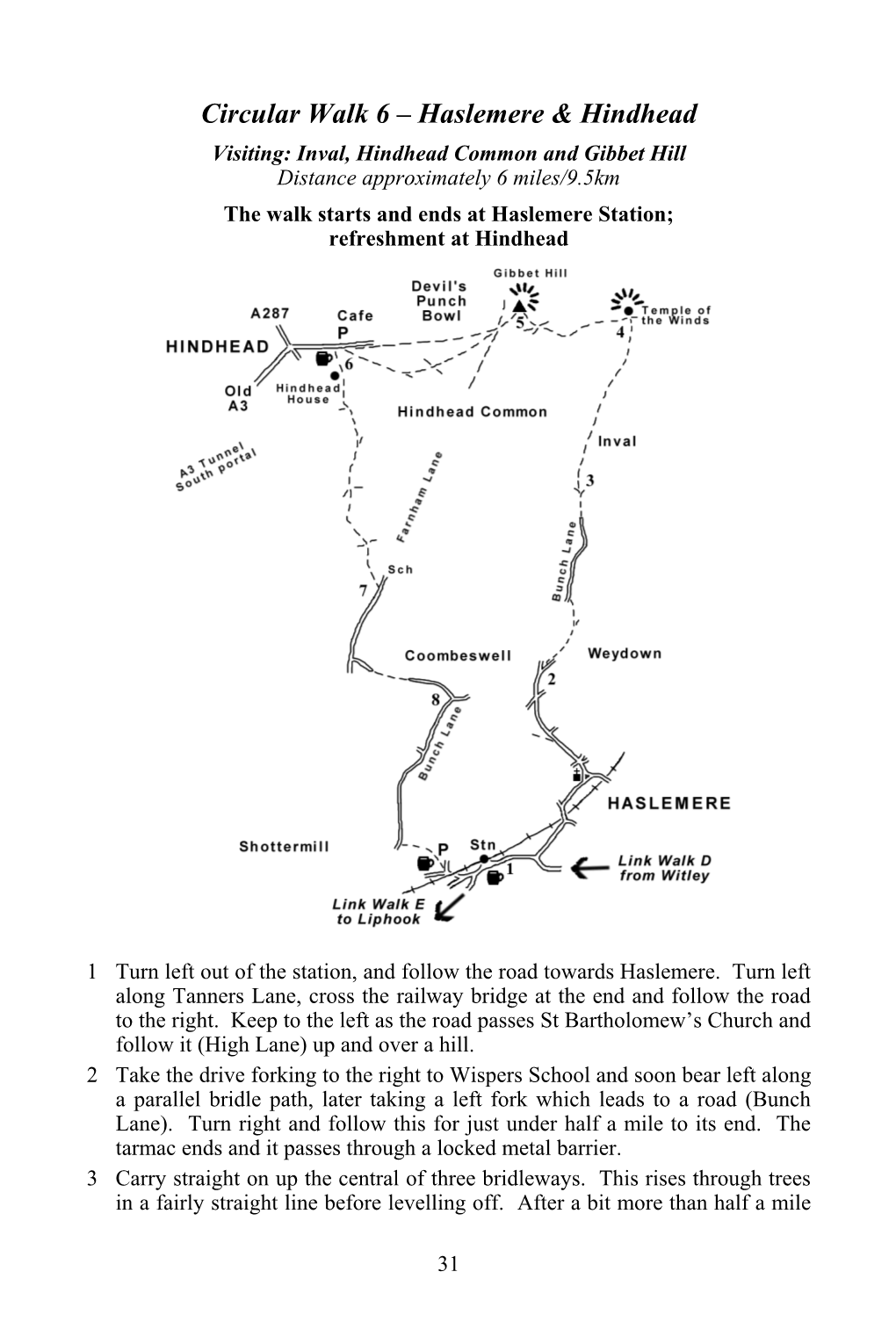 Circular Walk 6 – Haslemere & Hindhead