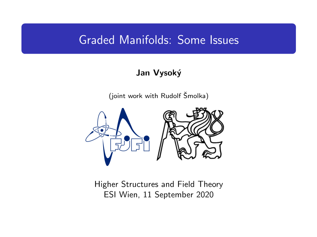 Graded Manifolds: Some Issues