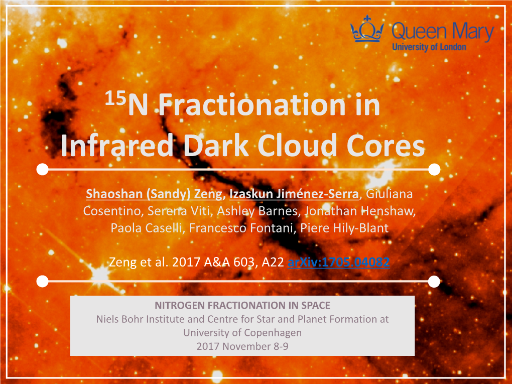 15N Fractionation in Infrared Dark Cloud Cores