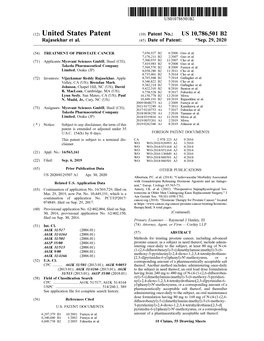 ( 12 ) United States Patent ( 10 ) Patent No .: US 10,786,501 B2 Rajasekhar Et Al