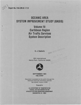 OASIS) Volume IV: Caribbean Region Air Traffic Services System Description