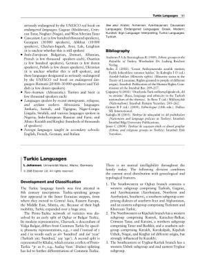 Turkic Languages 161