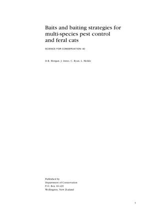 “Baits and Baiting Strategies for Multi-Species Pest Control and Feral