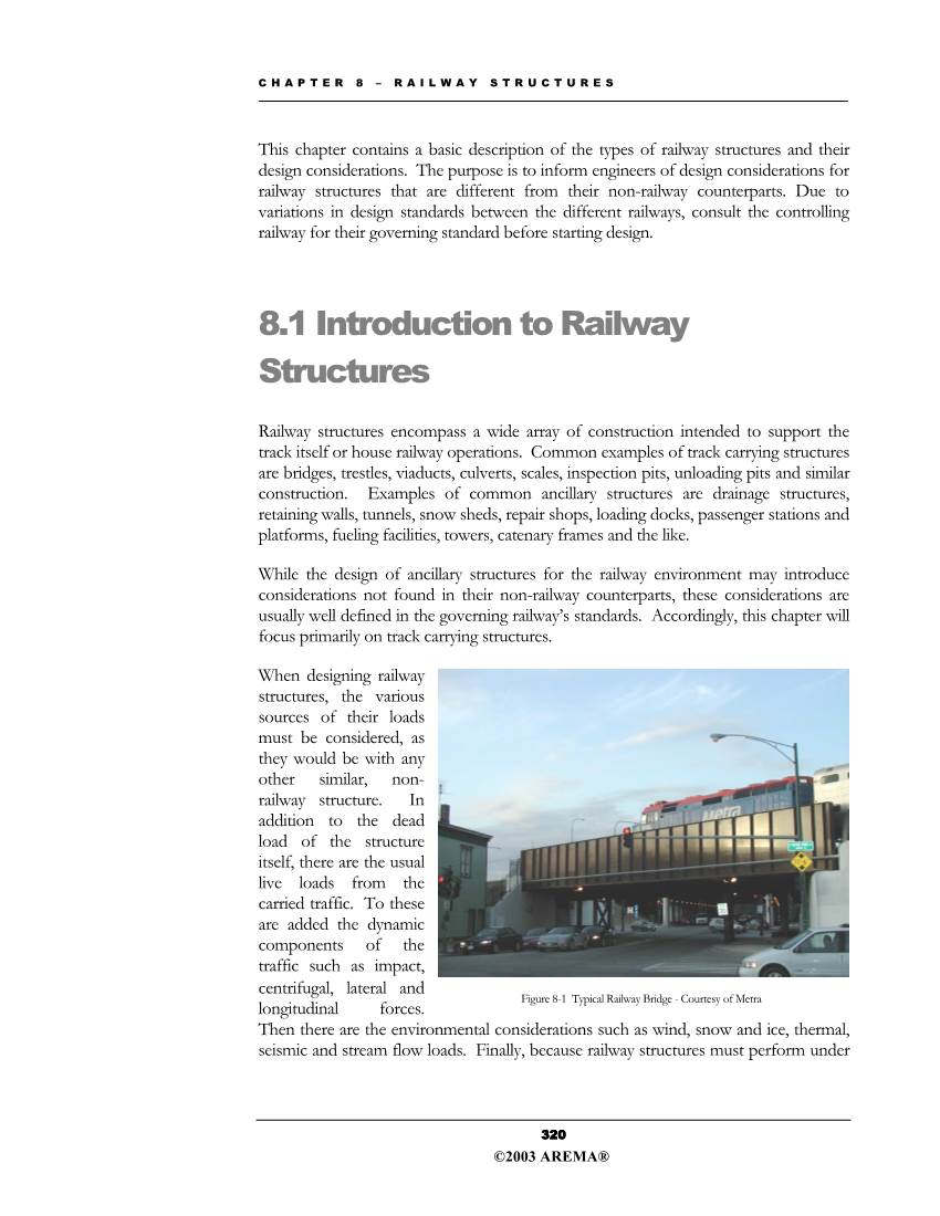 8.1 Introduction to Railway Structures