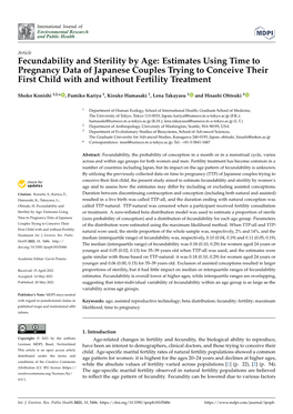 Fecundability and Sterility by Age: Estimates Using Time to Pregnancy Data of Japanese Couples Trying to Conceive Their First Ch