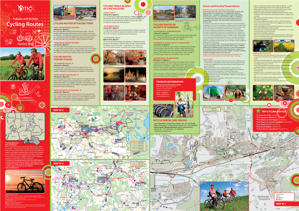 Cycling Routes Tukums and Vicinity