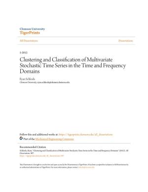 Clustering and Classification of Multivariate Stochastic Time Series