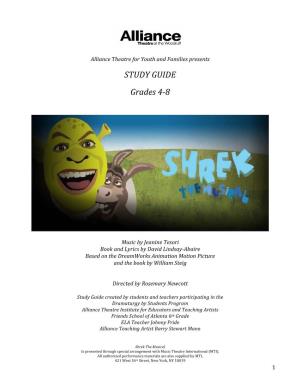 Shrek Study Guide Grades